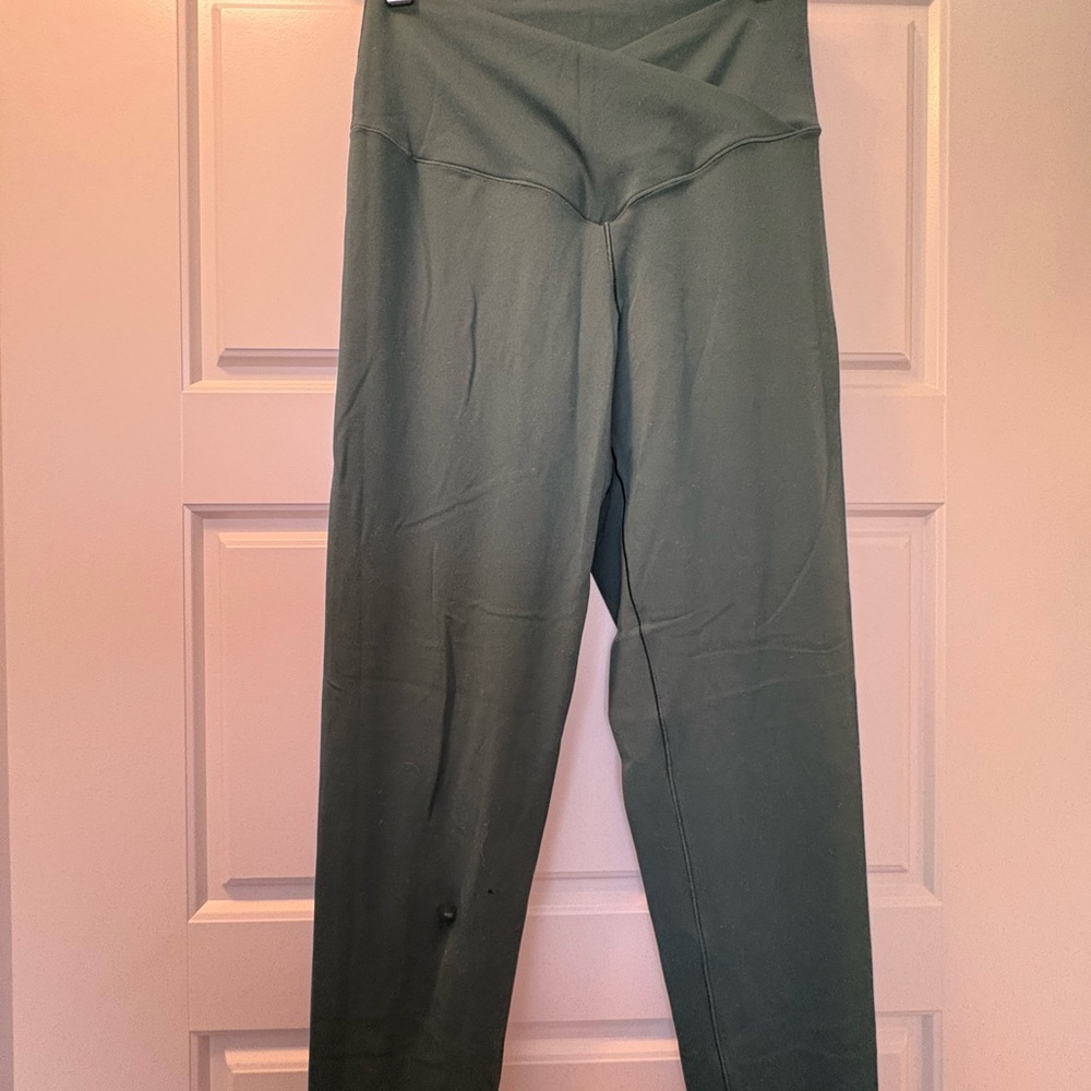 Aerie Forest Green High-Rise Offline Leggings